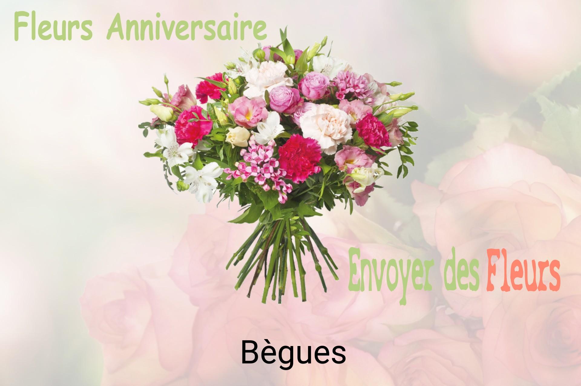 Bouquet de fleurs d’anniversaire livré à Bègues